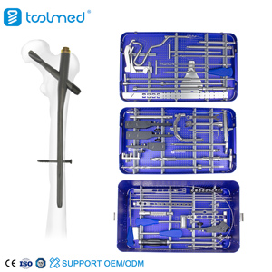 Orthopedic Implant PFNA Femoral Intramedullary Nail Orthopedic Instrument Set Orthopedic Titanium Trauma Nail Implants