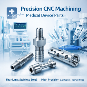Custom CNC Machining Titanium Device Parts