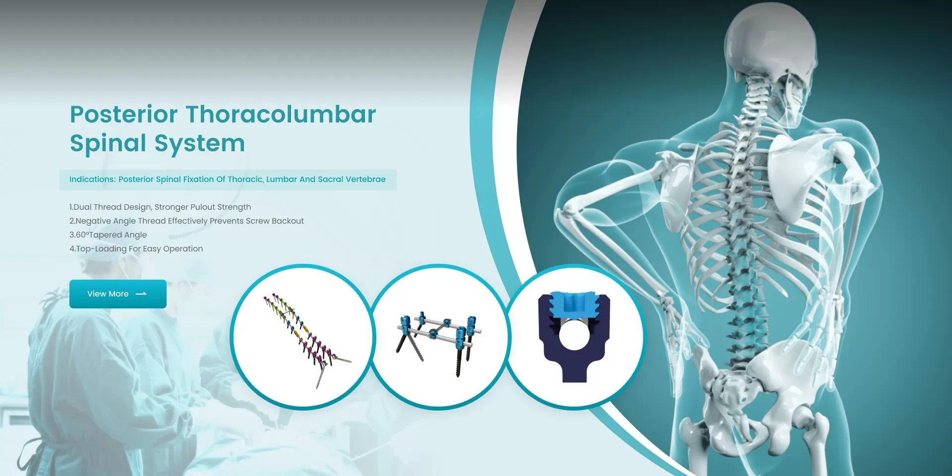 Precision-machined orthopedic implants for global distributors